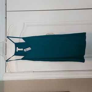 Soma cool nights blue green cami with shelf bra size small